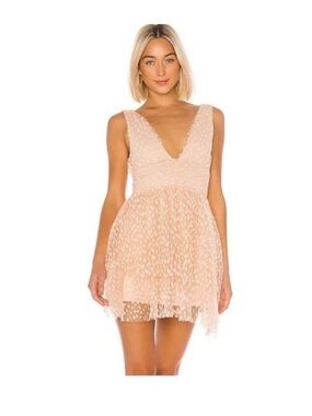 Reformation MAJORELLE Dora V‑Neck Mini Dress